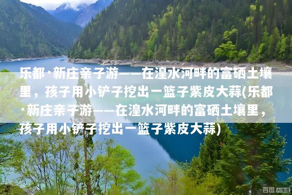 乐都·新庄亲子游——在湟水河畔的富硒土壤里，孩子用小铲子挖出一篮子紫皮大蒜(乐都·新庄亲子游——在湟水河畔的富硒土壤里，孩子用小铲子挖出一篮子紫皮大蒜)